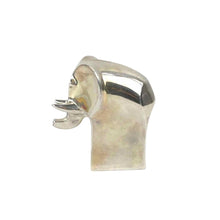 Load image into Gallery viewer, Silver Plated Modern Elephant