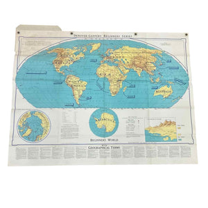 World Folding Map