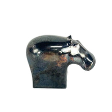 Load image into Gallery viewer, Silver Plated Hippo