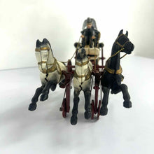 Load image into Gallery viewer, Cast Iron Fire Pumper Wagon Toy