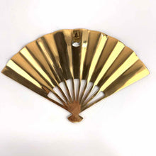 Load image into Gallery viewer, Brass Dragon Fan Wall Hanging