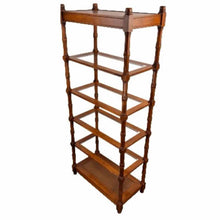 Load image into Gallery viewer, Faux Bamboo Etagere Shelf