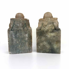 Load image into Gallery viewer, Buddha Soapstone Bookends