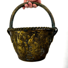 Load image into Gallery viewer, Heavy Brass Easter Basket