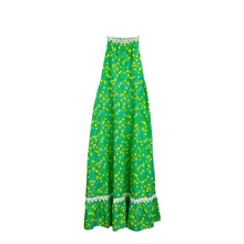 Load image into Gallery viewer, Halter Wrap Floral Sun Dress