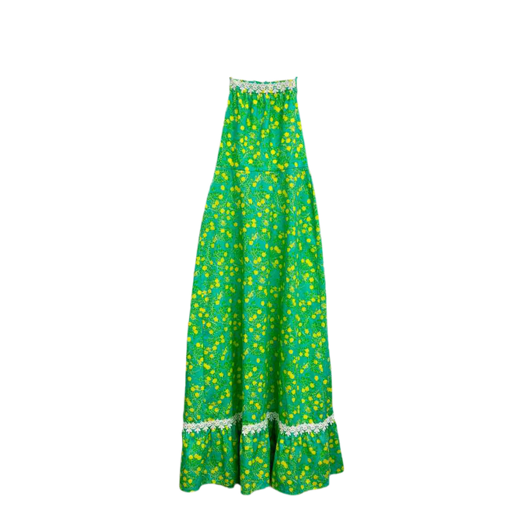 Halter Wrap Floral Sun Dress