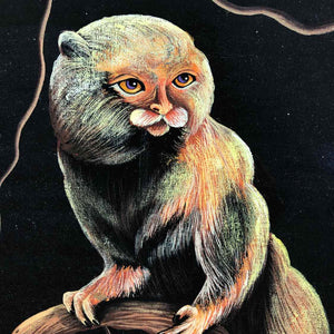 Marmoset Monkey Painting