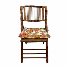 Load image into Gallery viewer, Folding Tortoiseshell Bamboo Chair