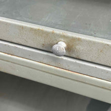 Load image into Gallery viewer, Gray Metal Barrister Bookcase