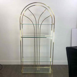 Gold Metal Arch Shelf