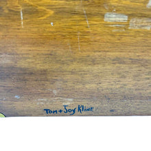 Load image into Gallery viewer, Hand Painted Wooden Trunk