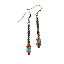 Load image into Gallery viewer, Beaded Dangle Earrings