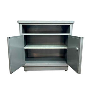 Gray Metal Tanker Cabinet