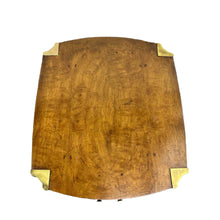 Load image into Gallery viewer, Walnut &amp; Brass End Table