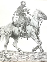 Load image into Gallery viewer, Cowboy on Horse Print