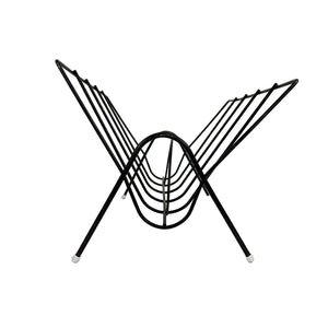 Black Wire Magazine Rack