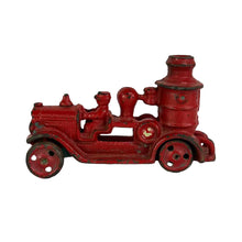 Load image into Gallery viewer, Cast Iron Fire Truck Toy