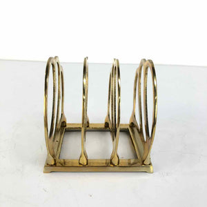 Brass Toast Caddy