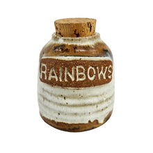 Load image into Gallery viewer, Rainbows Pottery Jar