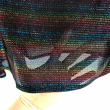 Load image into Gallery viewer, Black Rainbow Blouse