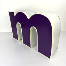 Load image into Gallery viewer, Purple Channel Letter M