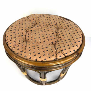 Bent Rattan Ottoman