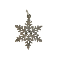 Load image into Gallery viewer, Sterling Snowflake Pendant