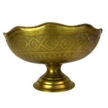 Load image into Gallery viewer, Brass Pedestal Bowl