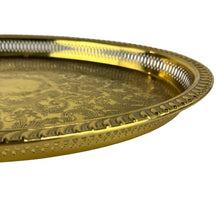 Load image into Gallery viewer, Gold Oval Tray