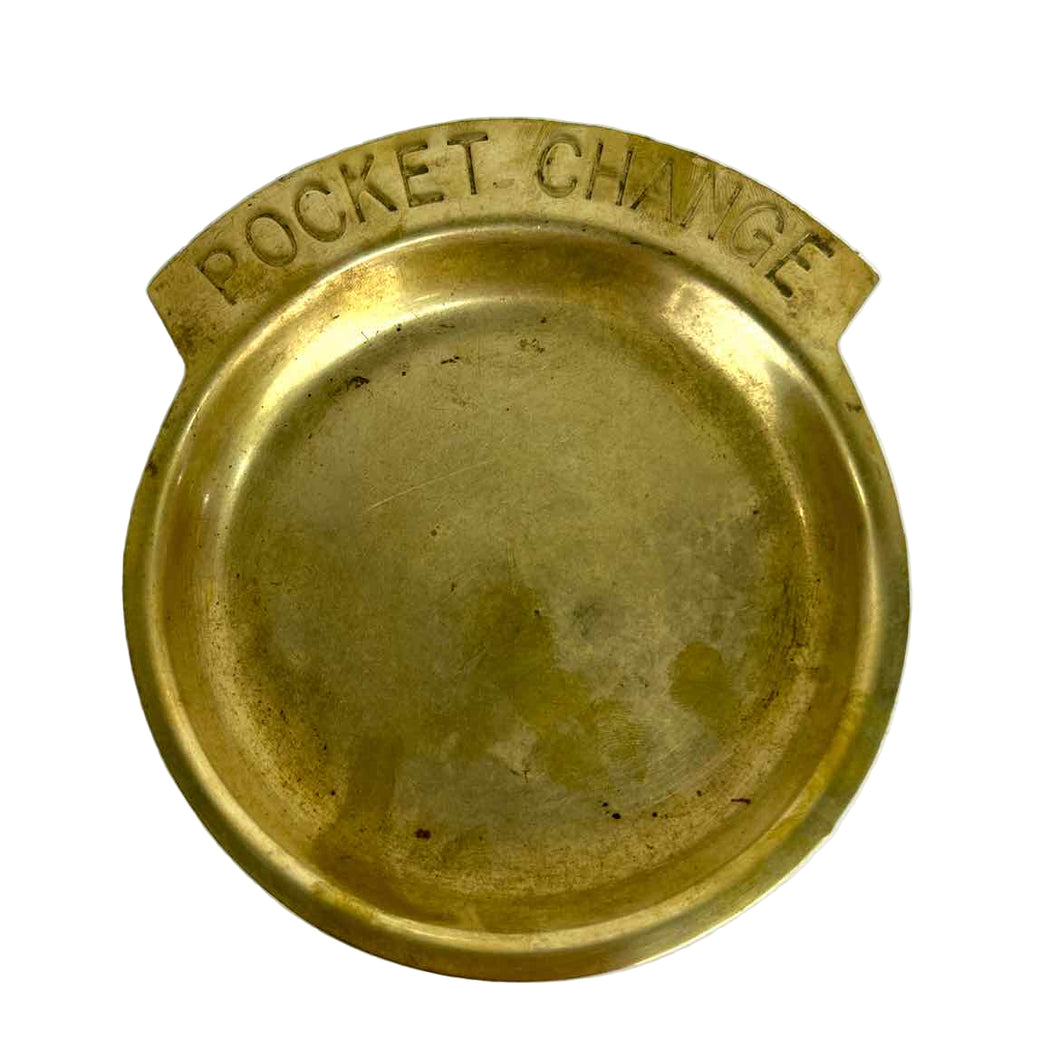 Brass Pocket Change Dish