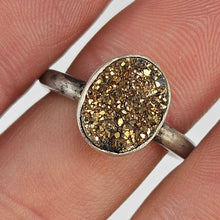 Load image into Gallery viewer, Chunky Druzy Sterling Ring