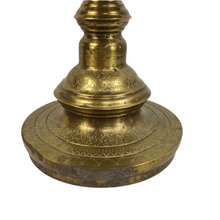 Load image into Gallery viewer, Engraved Brass Candleholders