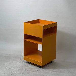 Orange Metal Cart