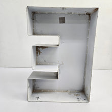Load image into Gallery viewer, Aluminum Letter E Sign