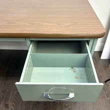 Load image into Gallery viewer, Blue Metal Desk