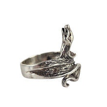 Load image into Gallery viewer, Textured Sterling Snake Ring