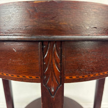 Load image into Gallery viewer, Mahogany Oval Side Table
