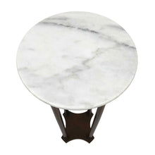 Load image into Gallery viewer, Mahogany &amp; Marble Fern Stand