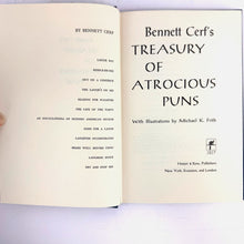 Load image into Gallery viewer, Treasury of Atrocious Puns Book