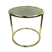 Load image into Gallery viewer, Modern Gold Tubing End Table