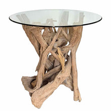 Load image into Gallery viewer, Driftwood &amp; Glass Table