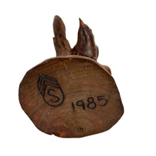 Load image into Gallery viewer, Carved Wooden Bird on Branch