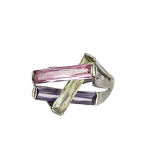 Load image into Gallery viewer, Modern Stones Sterling Ring