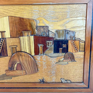 Taos Pueblo Relief Art