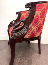 Load image into Gallery viewer, French Empire Swan Chair