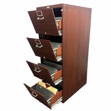 Load image into Gallery viewer, Faux Wood File Cabinet