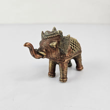 Load image into Gallery viewer, Brass &amp; Copper Dhokra Elephant