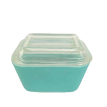 Load image into Gallery viewer, Small Turquoise Fridge Bin