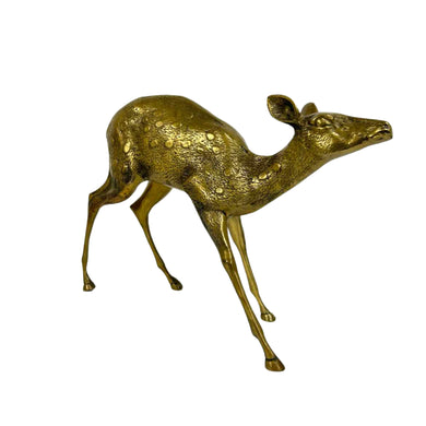 Large Brass Doe