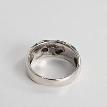 Load image into Gallery viewer, Turquoise Inlay Sterling Ring